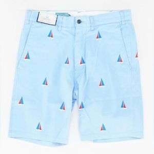 NWT Castaway Nantucket Americana Sailboat Shorts Size 30 and 40